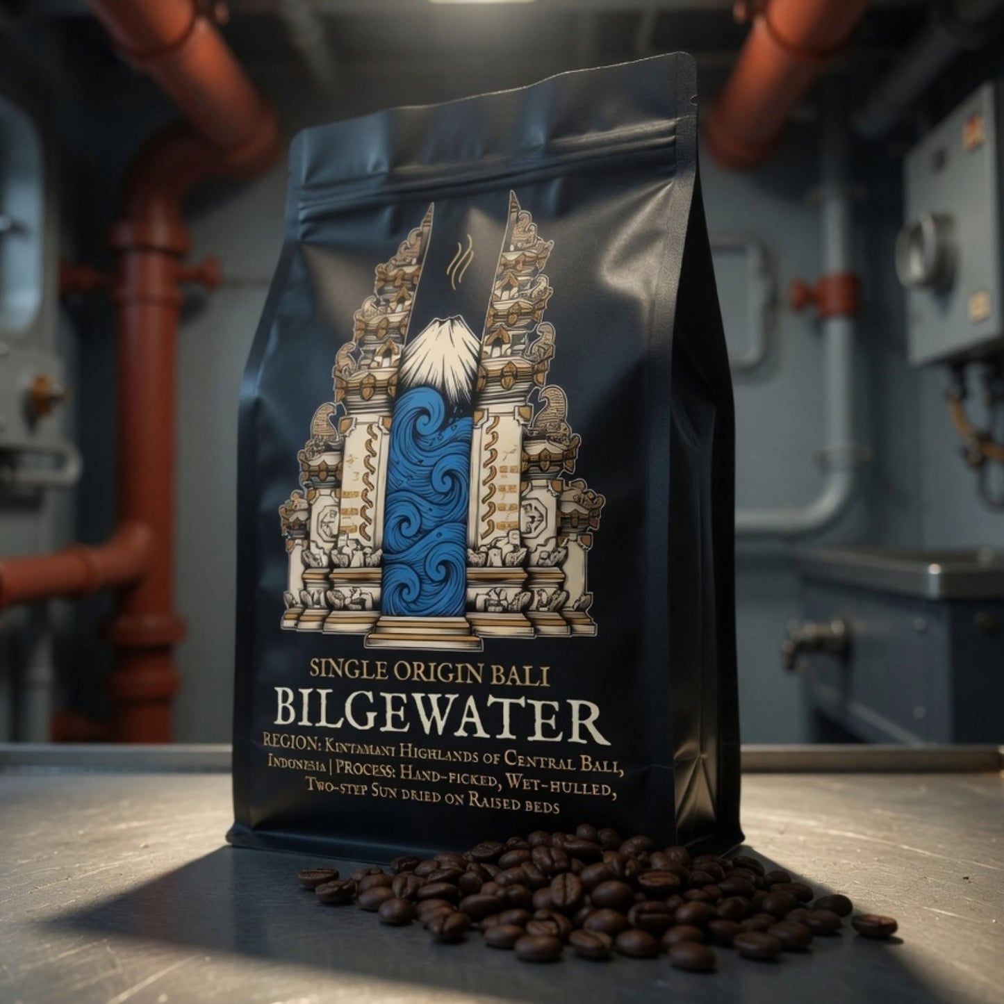 single origin bali coffee bag by bilge brew