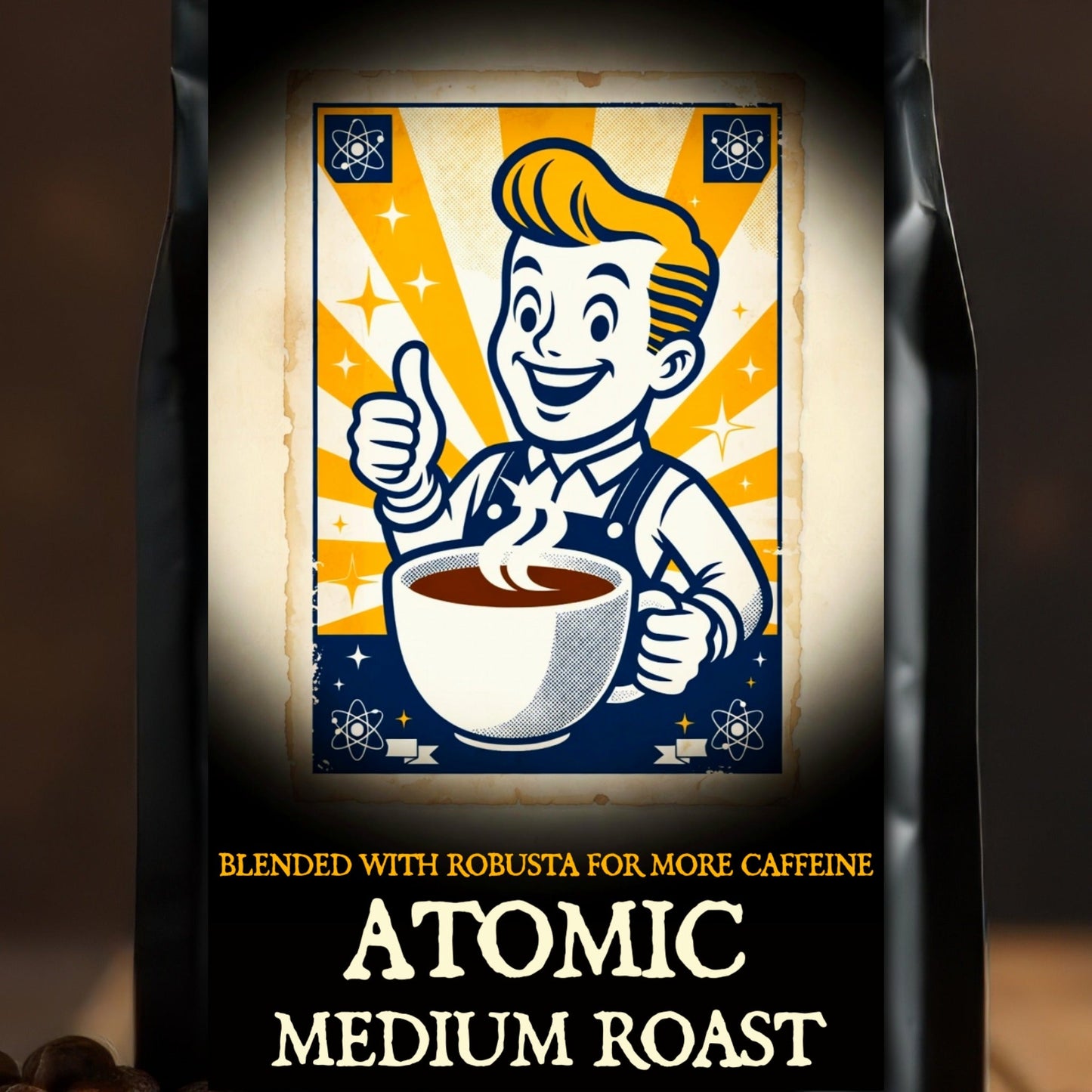 ATOMIC — Medium Roast Robusta Coffee (Naturally Higher Caffeine) - Bilge Brew