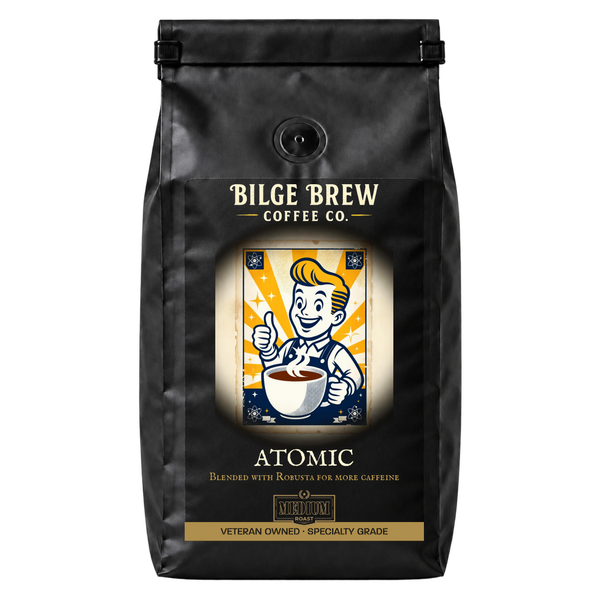bilge brew coffee bag atomic-blend robusta