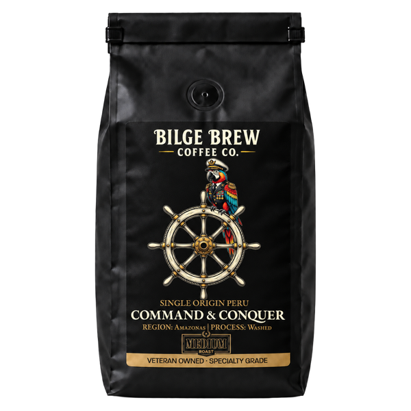 bilge brew coffee bag command & conquer peru