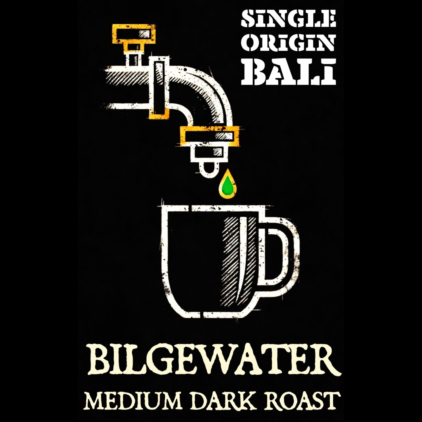 BILGEWATER — Bali Single Origin (Medium - Dark Roast) - Bilge Brew
