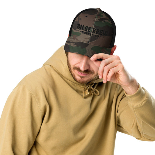 Camouflage Trucker Hat | Bilge Brew Veteran - Owned Hat - Bilge Brew
