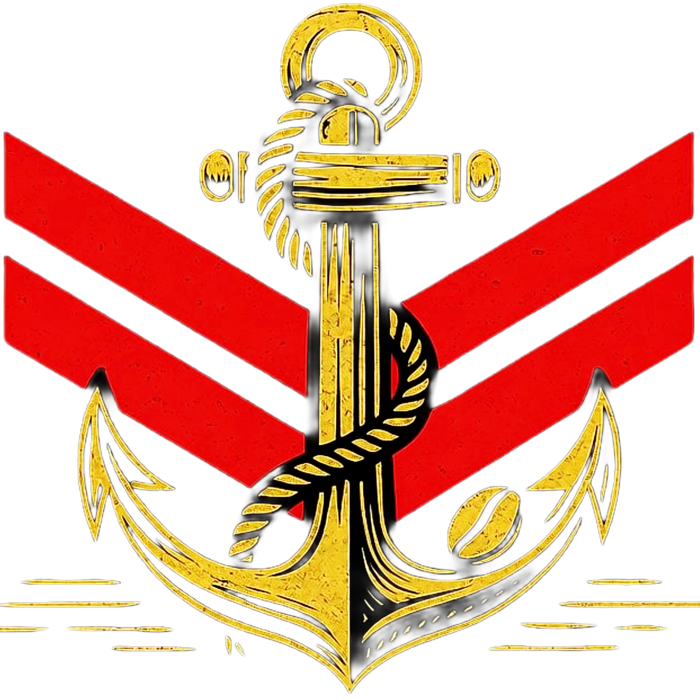 bilge brew logo and military ranking icon