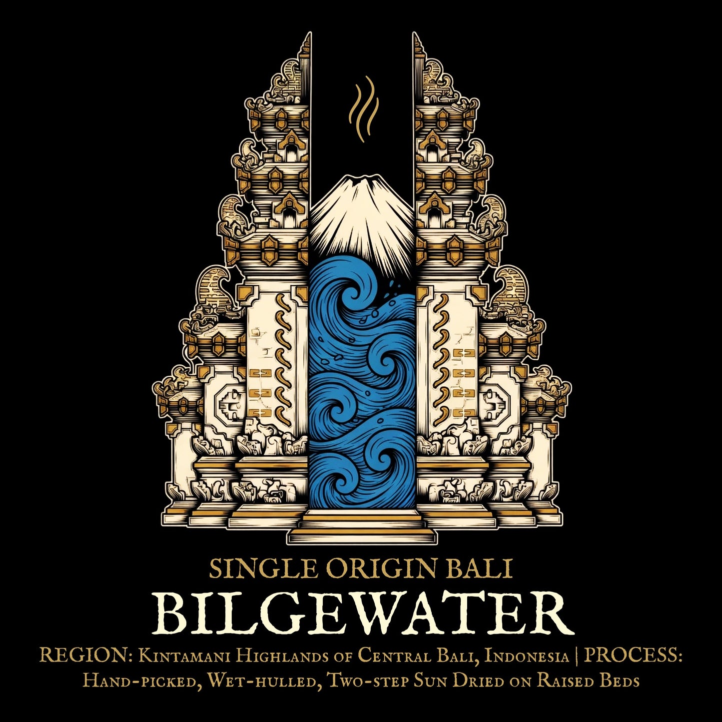 single origin bali coffee art by bilge brew