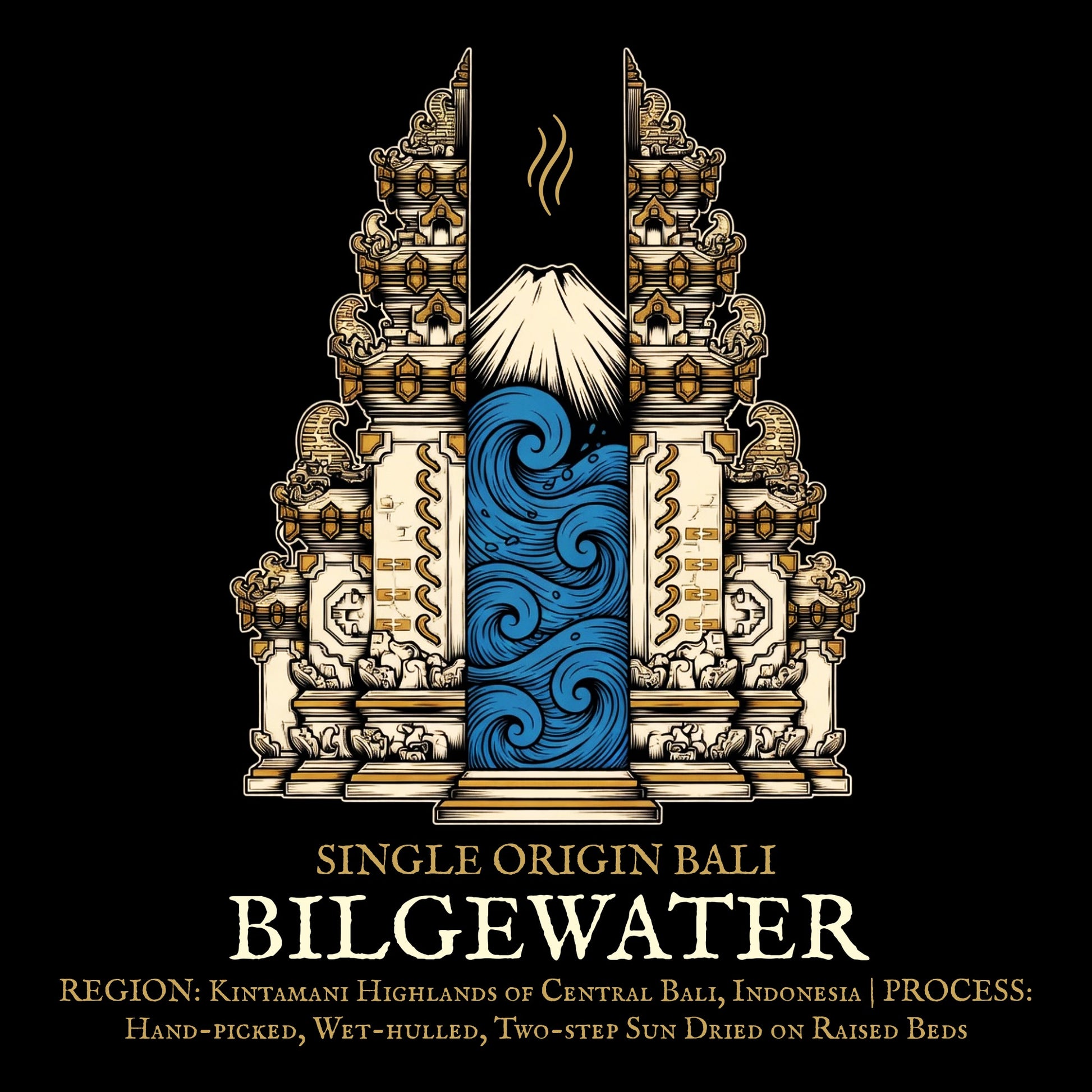 single origin bali coffee art by bilge brew