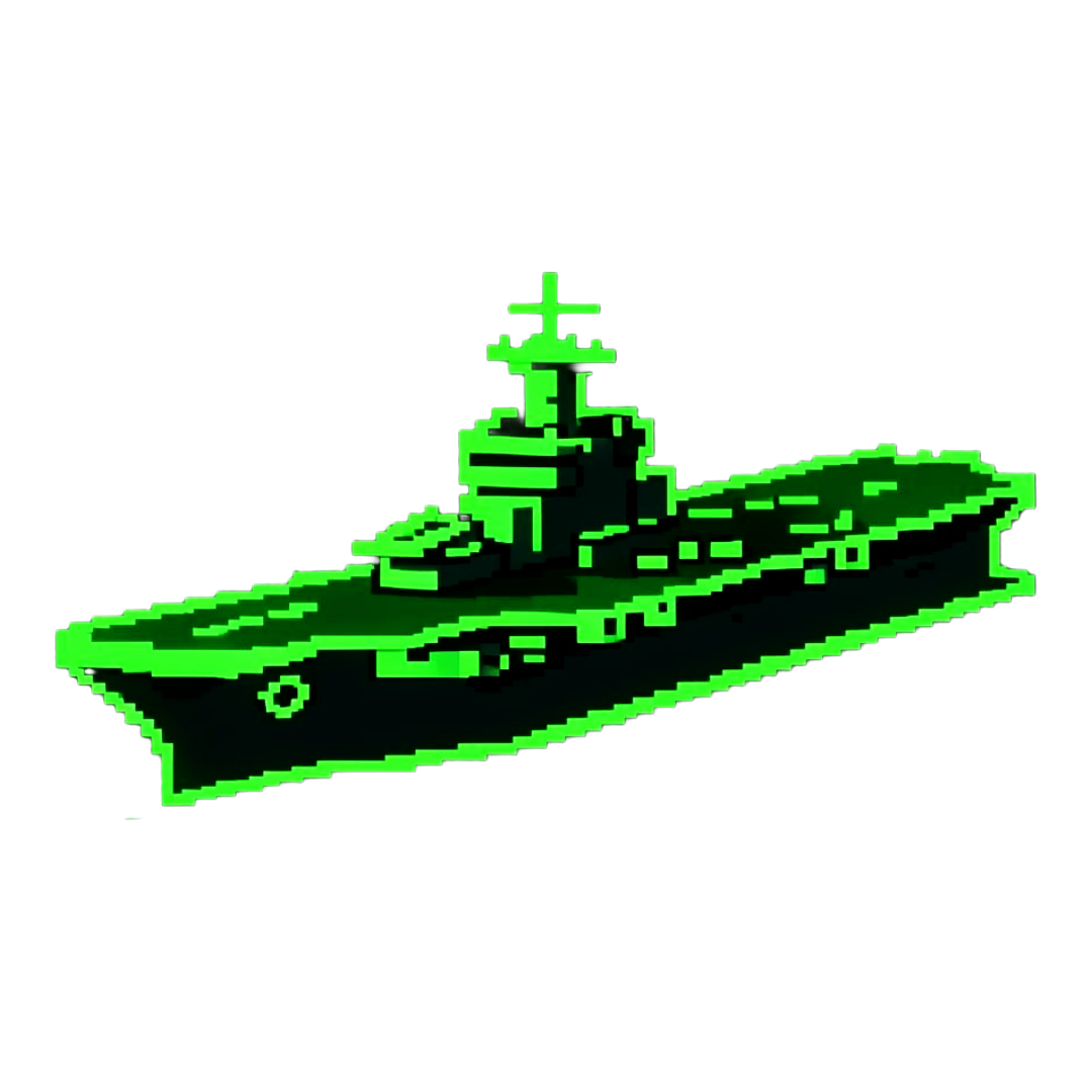 aircraft carrier pixelated