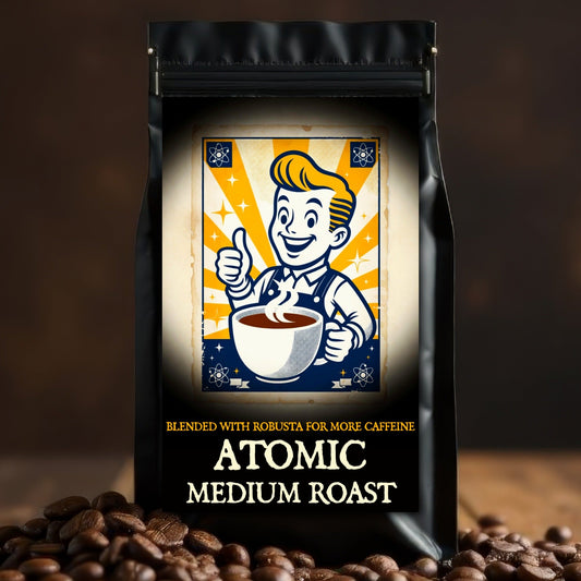ATOMIC — Medium Roast Robusta Coffee (Naturally Higher Caffeine) - Bilge Brew