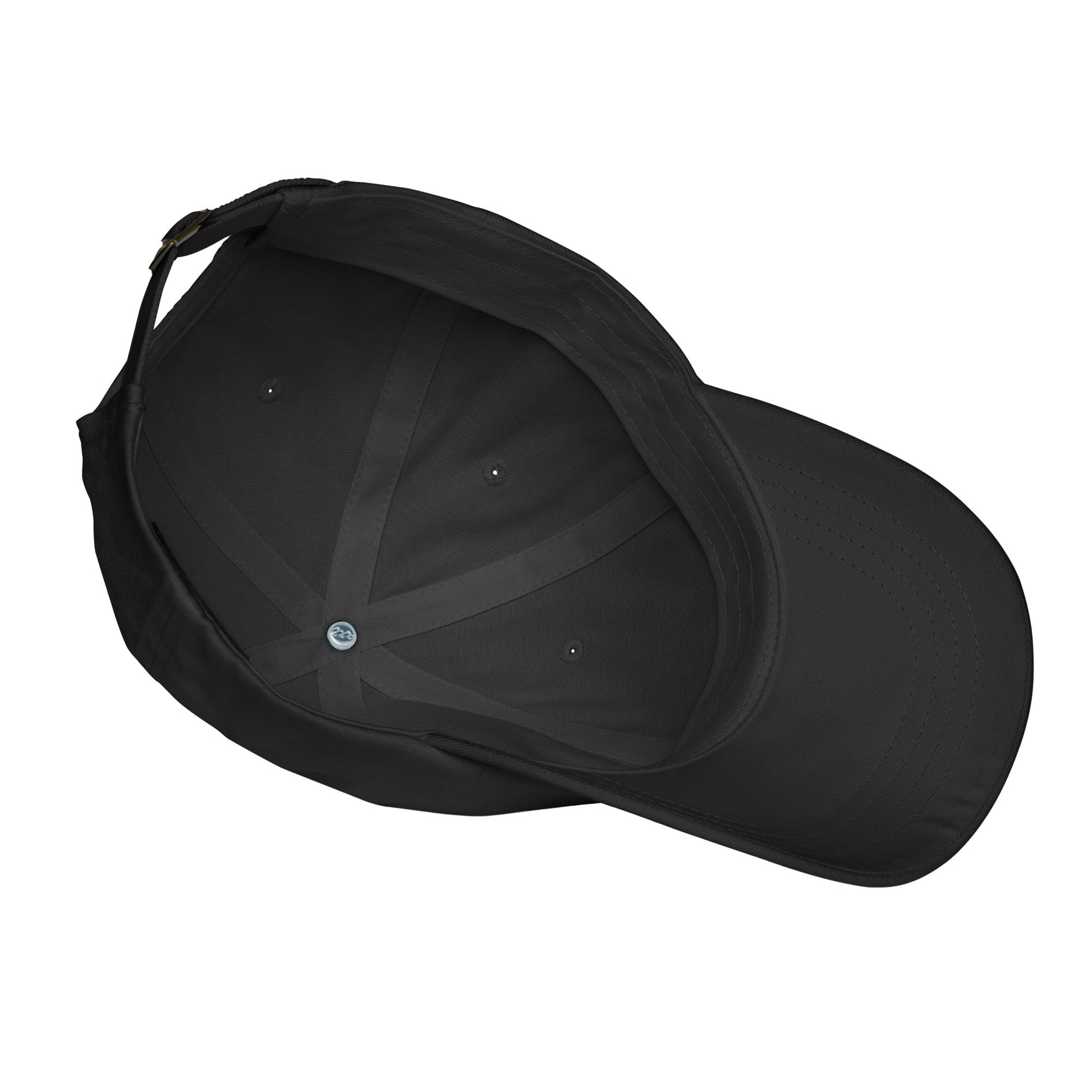 Bilge Brew Dad Hat | Veteran - Owned Navy - Inspired Cap - Black on Black Logo - Bilge Brew