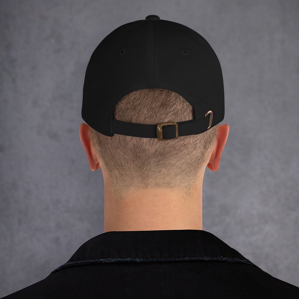 Bilge Brew Dad Hat | Veteran - Owned Navy - Inspired Cap - Black on Black Logo - Bilge Brew