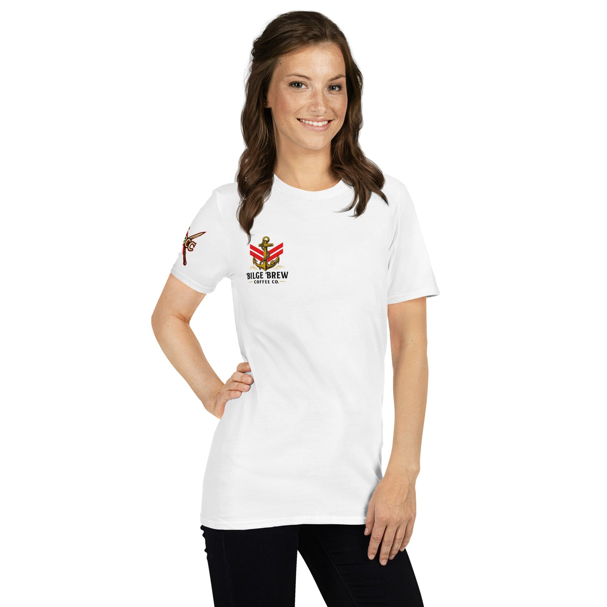Bilge Brew Soft White T-Shirt | Veteran - Owned Coffee Apparel - Bilge Brew T - SHIRT