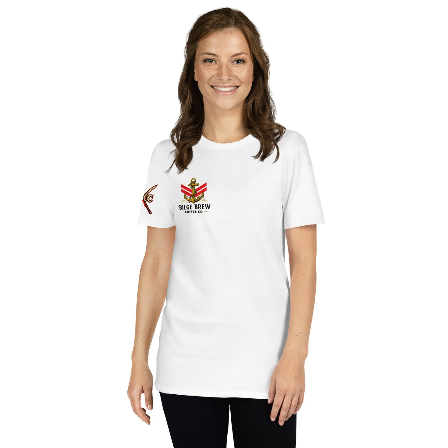 Bilge Brew Soft White T-Shirt | Veteran - Owned Coffee Apparel - Bilge Brew T - SHIRT