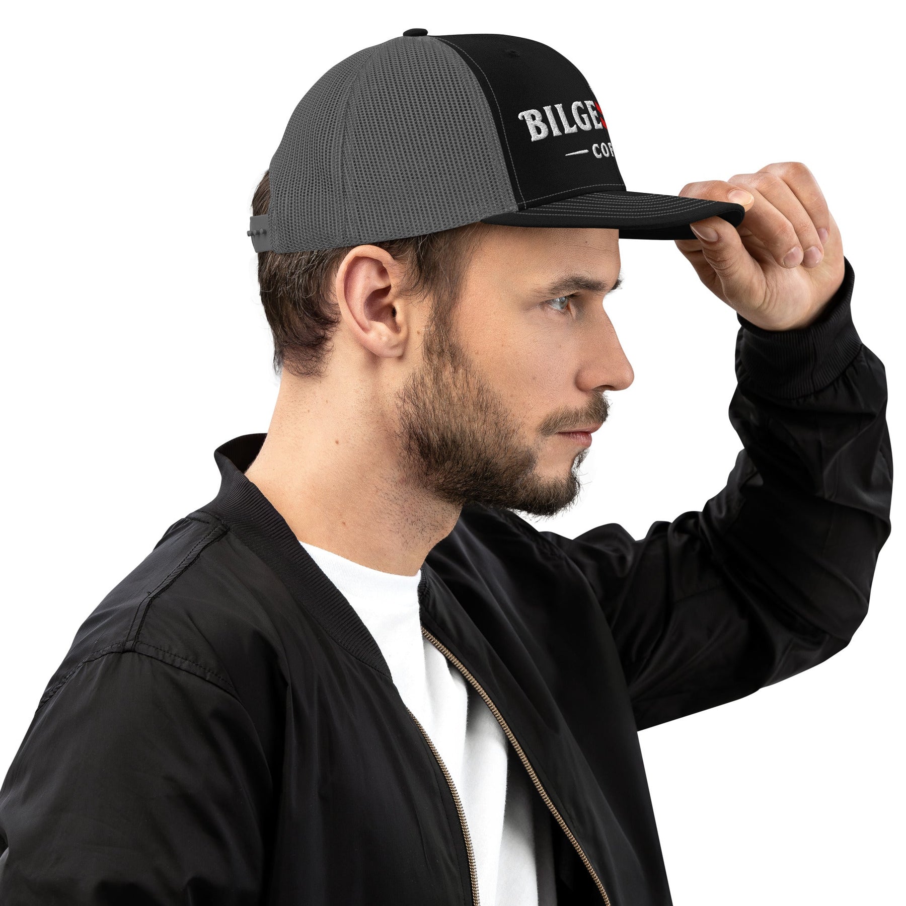 Bilge Brew Trucker Cap | Veteran - Owned Coffee Co. Hat - Bilge Brew
