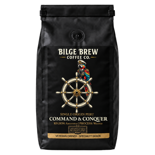 bilge brew coffee bag command & conquer peru