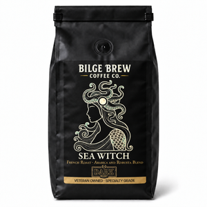 bilge brew coffee bag sea witch french dark roast