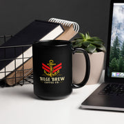 Black Glossy Bilge Mug | Bilge Brew Veteran - Owned Coffee Mug - Bilge Brew MUG