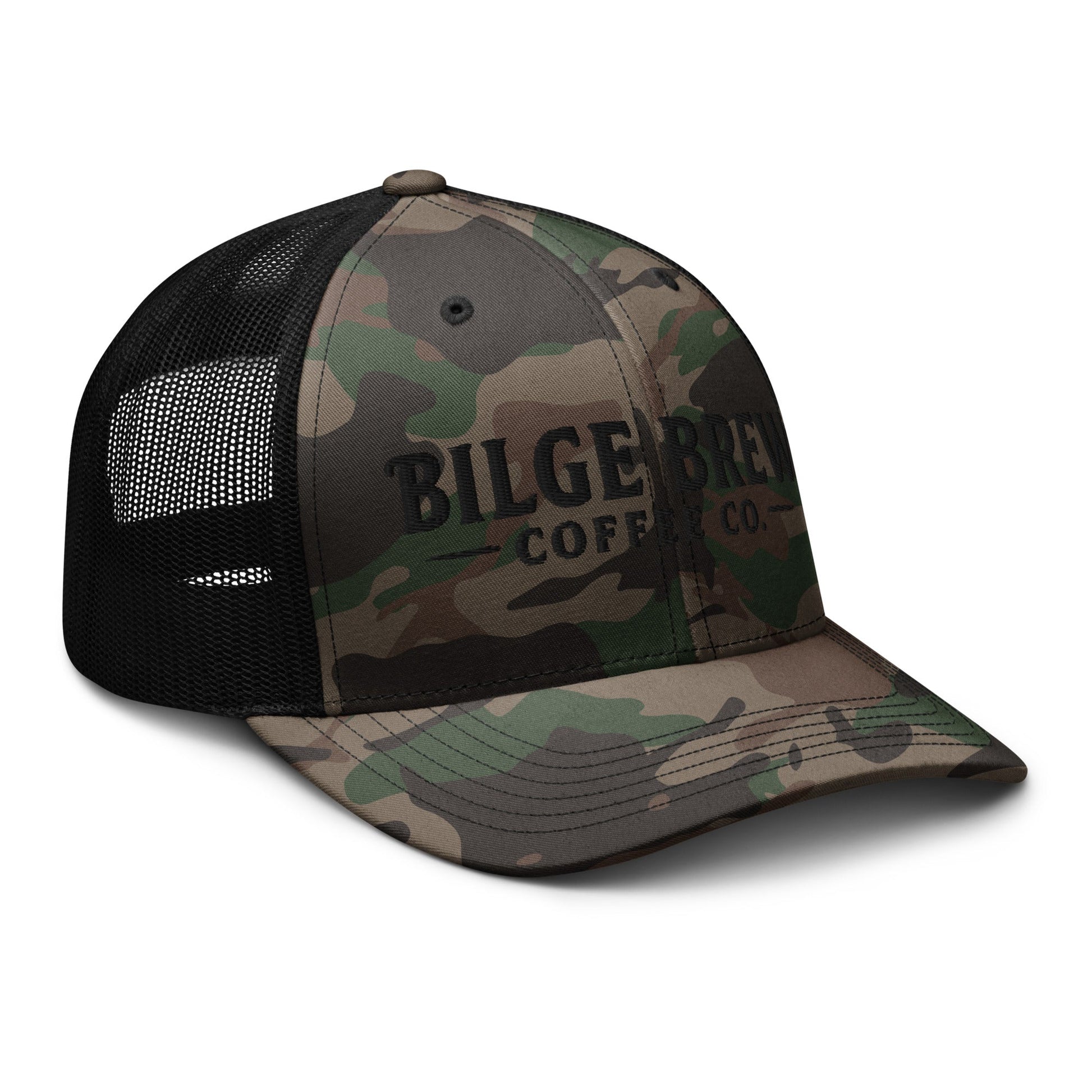 Camouflage Trucker Hat | Bilge Brew Veteran - Owned Hat - Bilge Brew