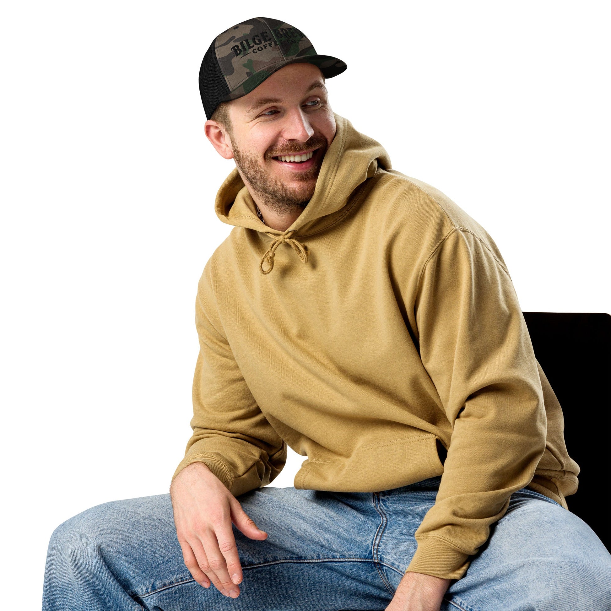 Camouflage Trucker Hat | Bilge Brew Veteran - Owned Hat - Bilge Brew