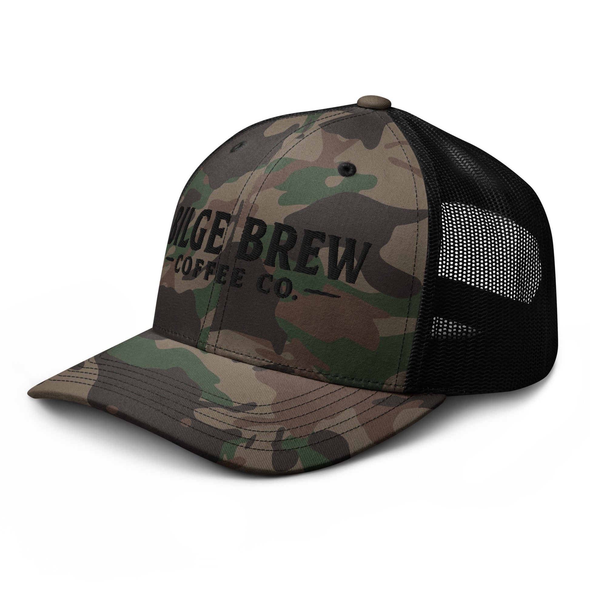 Camouflage Trucker Hat | Bilge Brew Veteran - Owned Hat - Bilge Brew