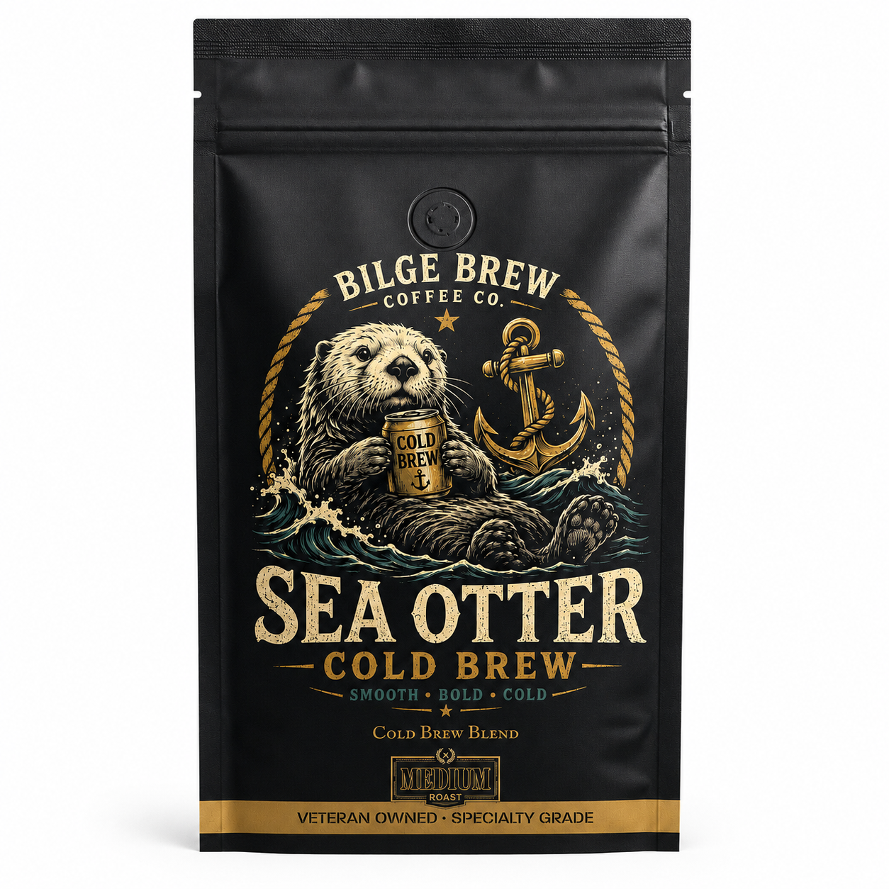 sea otter cold brew bag