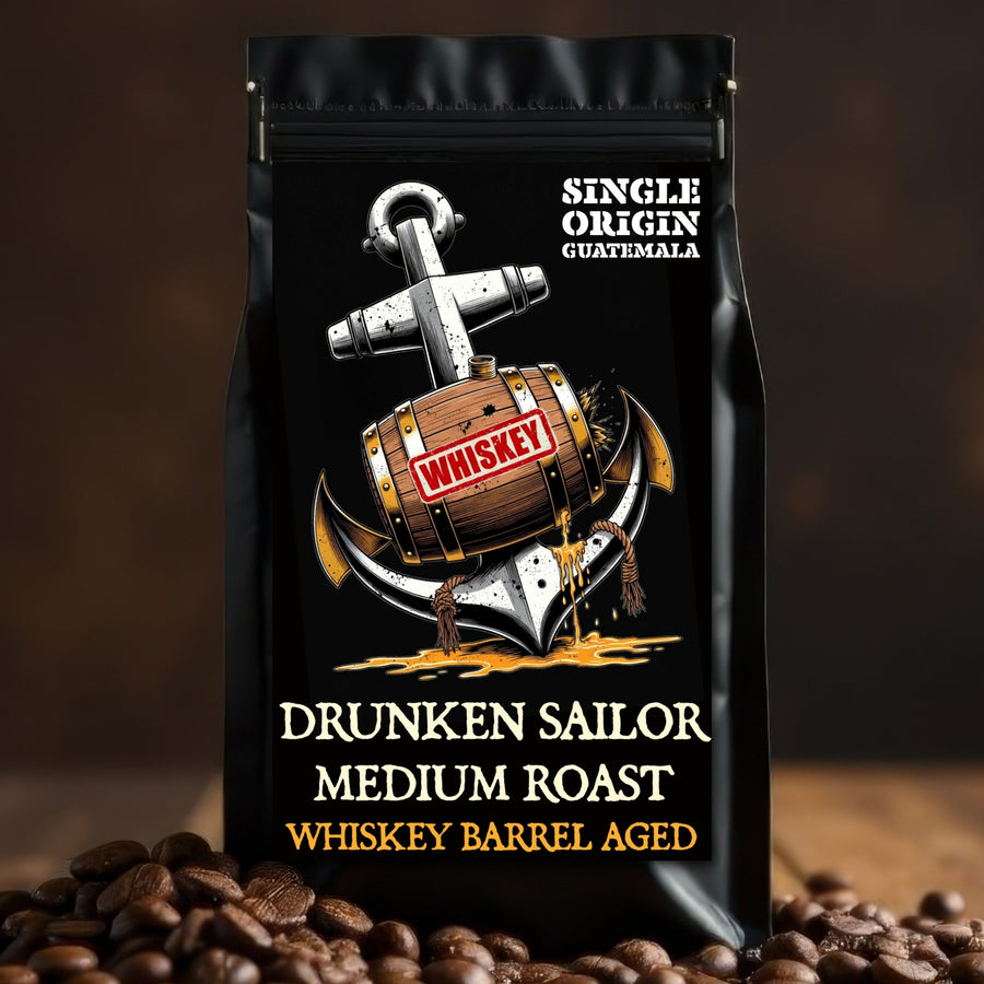 DRUNKEN SAILOR — Guatemala Whiskey Barrel Aged (Medium Roast) - Bilge Brew