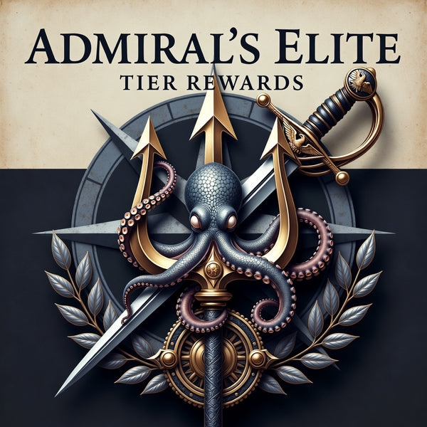 admiral's elite tier rewards medallion and logo